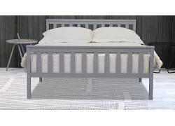 5ft King Size Marnel Grey Wood Finish Bed Frame 2